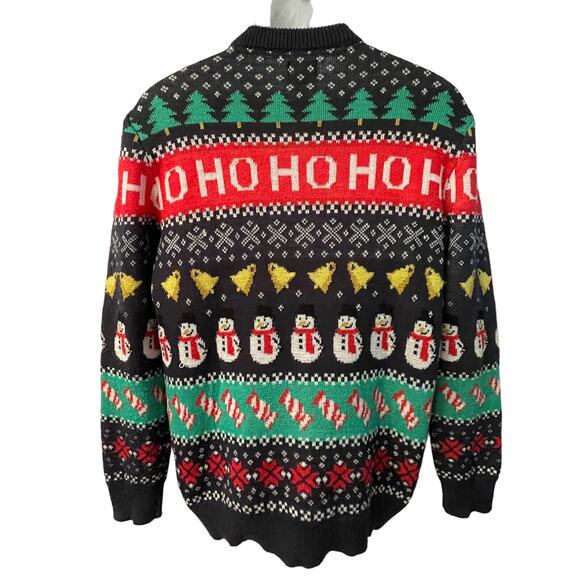 H&M HO HO HO ALL THE CHRISTMAS THINGS Holiday Sweater Size Small - Picture 2 of 5
